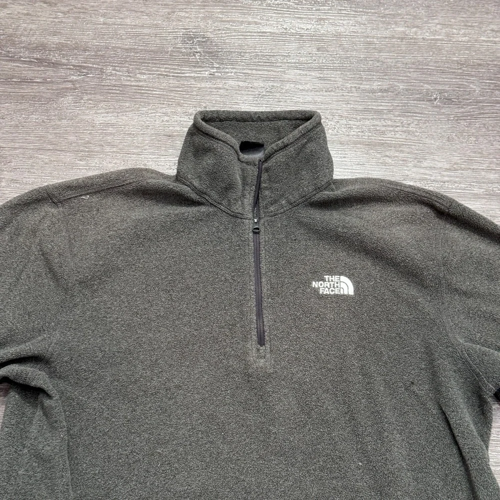 The North Face Jacket Mens Medium Gray Fleece Outdoor Hiking Earthy Gorpcore‎